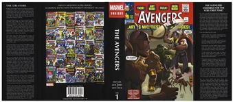 Avengers Creator Stan Lee Signed ''The Avengers Omnibus'' Coffee Table Book -- Also Signed by 8 Members of Superhero Squad Including Chris Hemsworth & Chris Evans